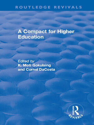 cover image of A Compact for Higher Education